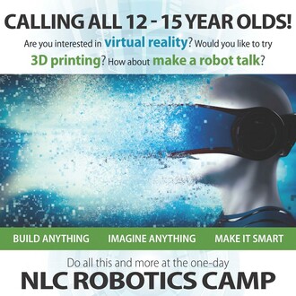NLC Robotics Camp poster