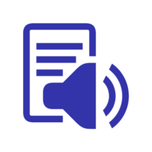 Read speaker icon