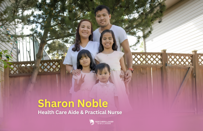 Sharon Noble and family